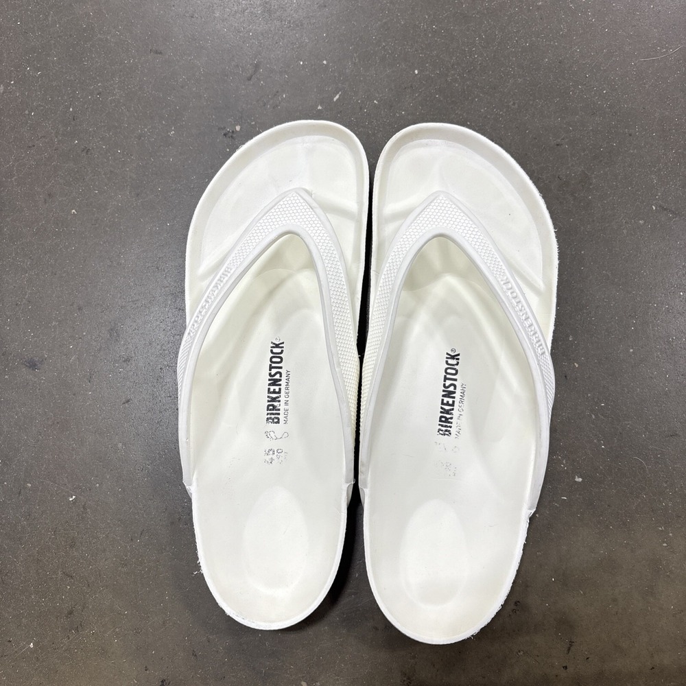 Birkenstock Honolulu EVA EU 45 Mens 12 Slip On Thong Sandals White Flip Flops